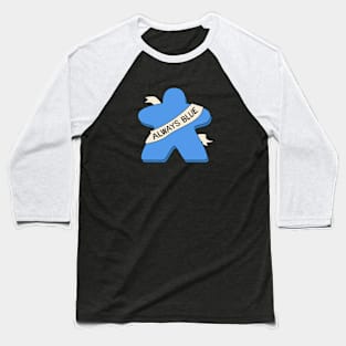 Always Blue Meeple Board Game Baseball T-Shirt